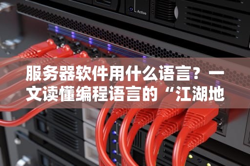 服务器软件用什么语言？一文读懂编程语言的“江湖地位”