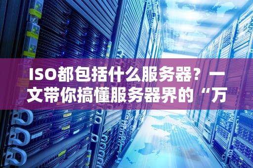 ISO都包括什么服务器？一文带你搞懂服务器界的“万能钥匙”