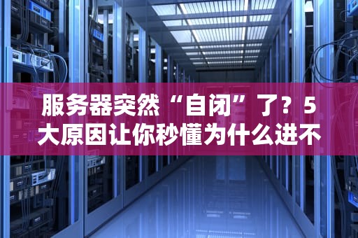 服务器突然“自闭”了？5大原因让你秒懂为什么进不去！