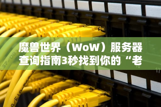 魔兽世界（WoW）服务器查询指南3秒找到你的“老家”！