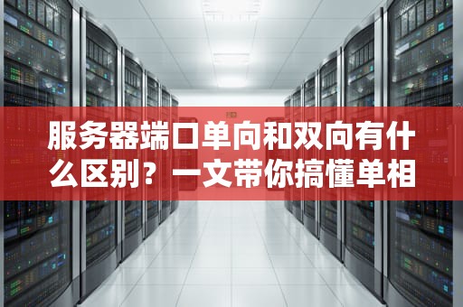 服务器端口单向和双向有什么区别？一文带你搞懂单相思和双向奔赴的科技真相！
