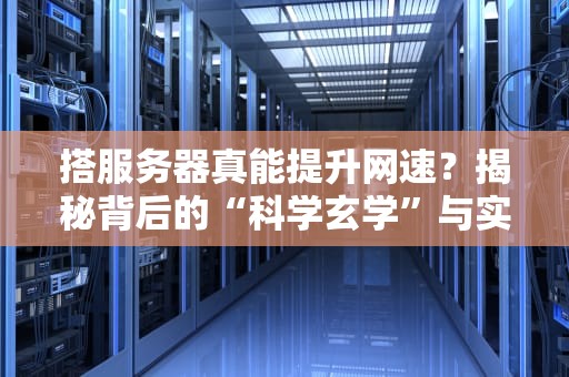 搭服务器真能提升网速？揭秘背后的“科学玄学”与实操指南