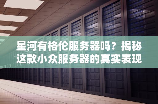 星河有格伦服务器吗？揭秘这款小众服务器的真实表现！