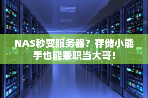 NAS秒变服务器？存储小能手也能兼职当大哥！