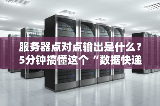 服务器点对点输出是什么？5分钟搞懂这个“数据快递员”的硬核技能！