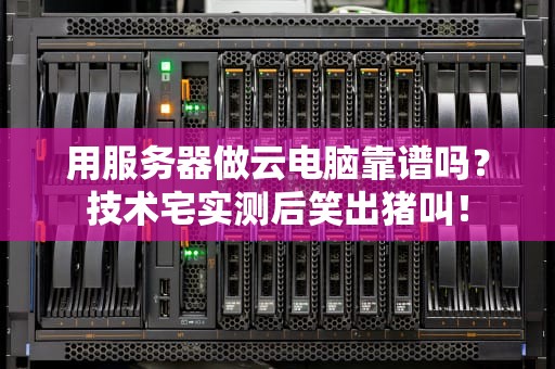 用服务器做云电脑靠谱吗？技术宅实测后笑出猪叫！