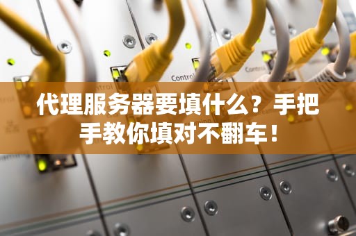 代理服务器要填什么？手把手教你填对不翻车！