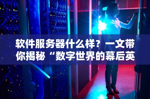 软件服务器什么样？一文带你揭秘“数字世界的幕后英雄”
