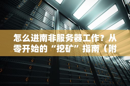 怎么进南非服务器工作？从零开始的“挖矿”指南（附避坑攻略）