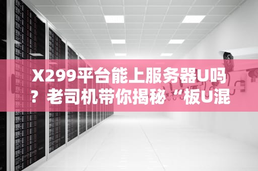 X299平台能上服务器U吗？老司机带你揭秘“板U混搭”的骚操作！