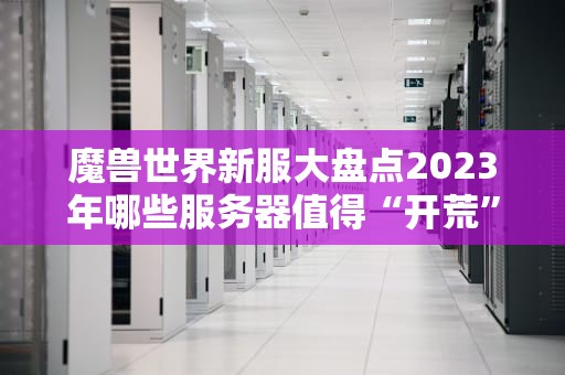 魔兽世界新服大盘点2023年哪些服务器值得“开荒”？老司机带路不迷路！