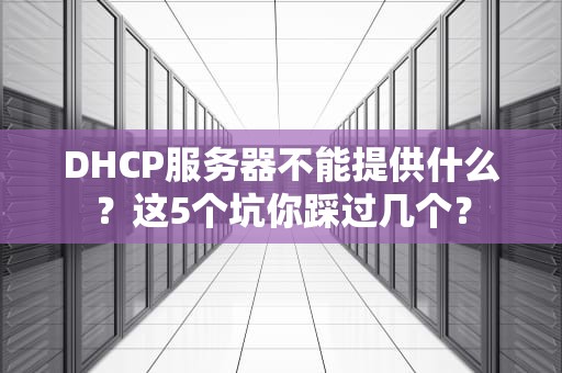DHCP服务器不能提供什么？这5个坑你踩过几个？