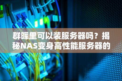 群晖里可以装服务器吗？揭秘NAS变身高性能服务器的骚操作！