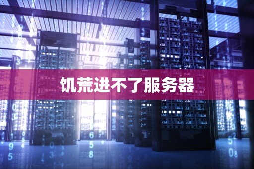 饥荒进不了服务器