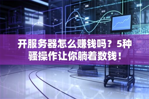 开服务器怎么赚钱吗？5种骚操作让你躺着数钱！