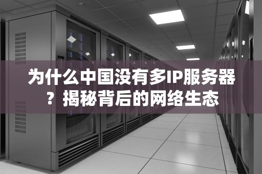 为什么中国没有多IP服务器？揭秘背后的网络生态