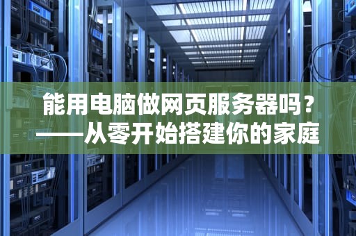 能用电脑做网页服务器吗？——从零开始搭建你的家庭版阿里云