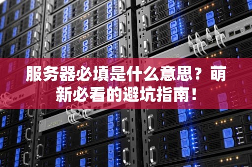 服务器必填是什么意思？萌新必看的避坑指南！