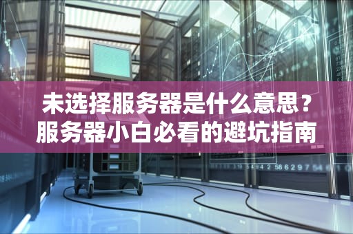 未选择服务器是什么意思？服务器小白必看的避坑指南！
