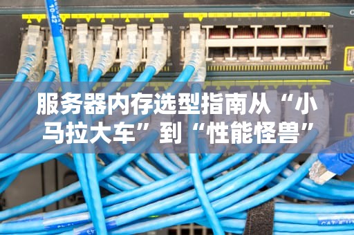 服务器内存选型指南从“小马拉大车”到“性能怪兽”的终极攻略