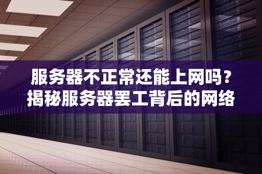 服务器不正常还能上网吗？揭秘服务器罢工背后的网络生存法则！