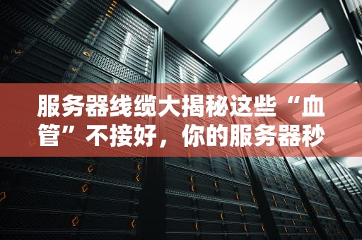 服务器线缆大揭秘这些“血管”不接好，你的服务器秒变“植物人”！