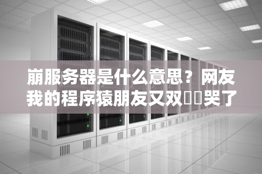 崩服务器是什么意思？网友我的程序猿朋友又双叒叕哭了！