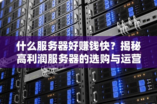 什么服务器好赚钱快？揭秘高利润服务器的选购与运营秘籍！