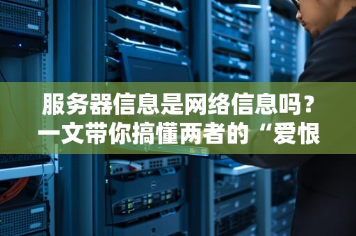 服务器信息是网络信息吗？一文带你搞懂两者的“爱恨情仇”