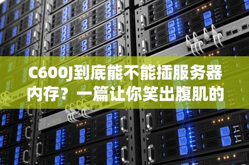 C600J到底能不能插服务器内存？一篇让你笑出腹肌的硬核科普！