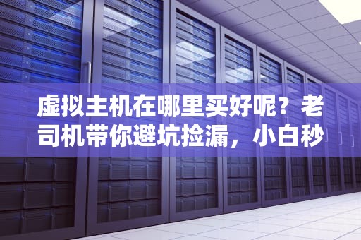 虚拟主机在哪里买好呢？老司机带你避坑捡漏，小白秒变老鸟！