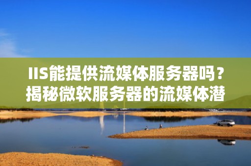 IIS能提供流媒体服务器吗？揭秘微软服务器的流媒体潜能