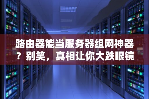 路由器能当服务器组网神器？别笑，真相让你大跌眼镜！