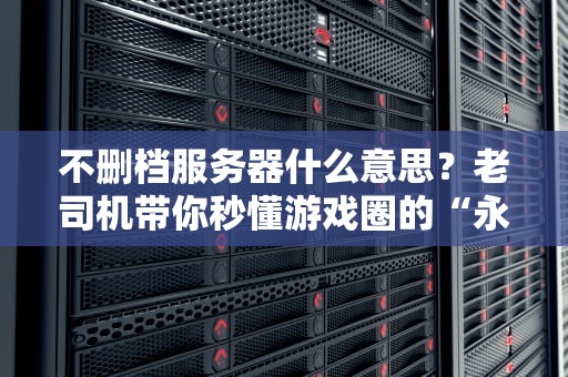 不删档服务器什么意思？老司机带你秒懂游戏圈的“永久驾照”