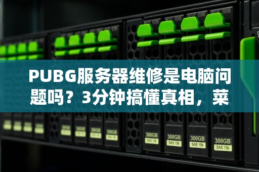 PUBG服务器维修是电脑问题吗？3分钟搞懂真相，菜鸟秒变老司机！