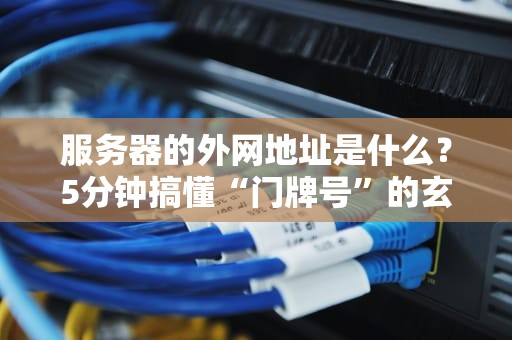 服务器的外网地址是什么？5分钟搞懂“门牌号”的玄学！