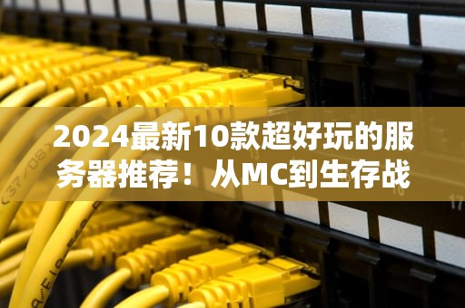 2024最新10款超好玩的服务器推荐！从MC到生存战争，总有一款让你肝到天亮