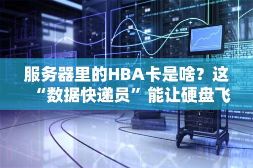 服务器里的HBA卡是啥？这“数据快递员”能让硬盘飞起来！