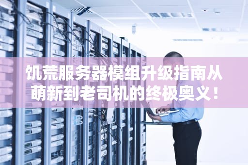饥荒服务器模组升级指南从萌新到老司机的终极奥义！