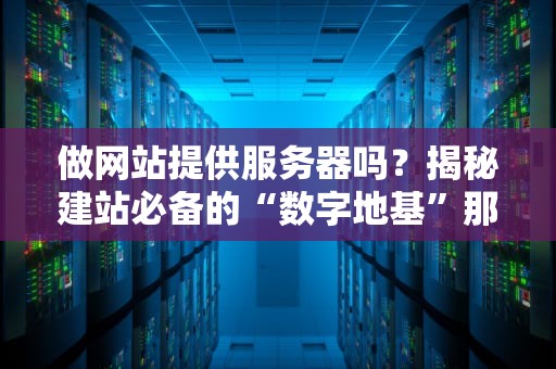 做网站提供服务器吗？揭秘建站必备的“数字地基”那些事儿