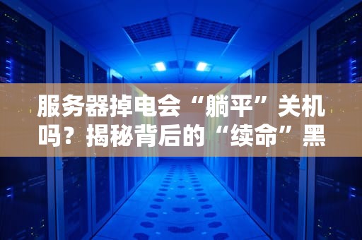 服务器掉电会“躺平”关机吗？揭秘背后的“续命”黑科技！