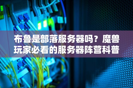 布鲁是部落服务器吗？魔兽玩家必看的服务器阵营科普指南！