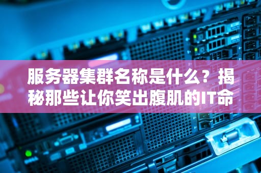 服务器集群名称是什么？揭秘那些让你笑出腹肌的IT命名玄学！