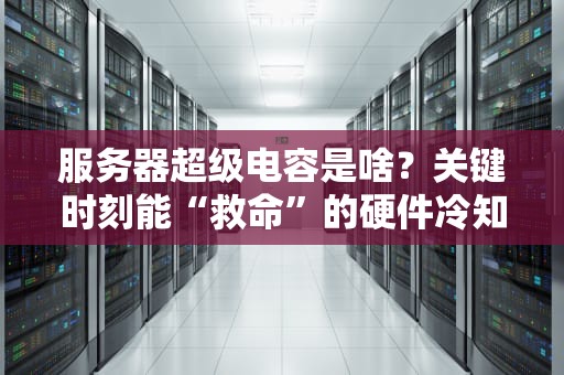 服务器超级电容是啥？关键时刻能“救命”的硬件冷知识！
