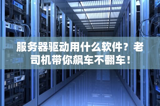 服务器驱动用什么软件？老司机带你飙车不翻车！