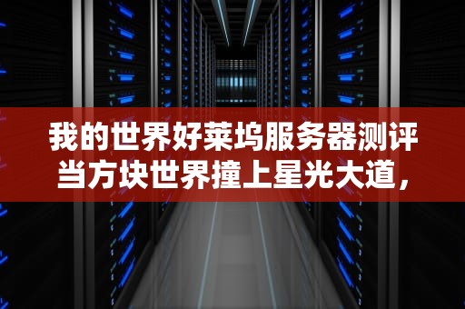 我的世界好莱坞服务器测评当方块世界撞上星光大道，这波操作我给满分！