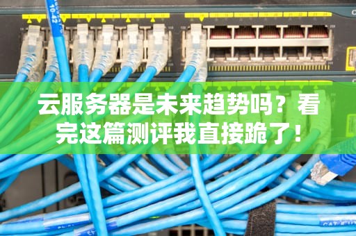 国内服务器哪家强？资深工程师的硬核避坑指南！