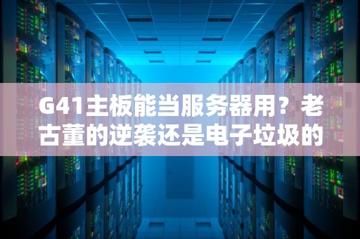 G41主板能当服务器用？老古董的逆袭还是电子垃圾的倔强？