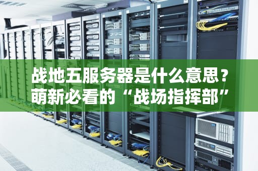 战地五服务器是什么意思？萌新必看的“战场指挥部”科普指南！