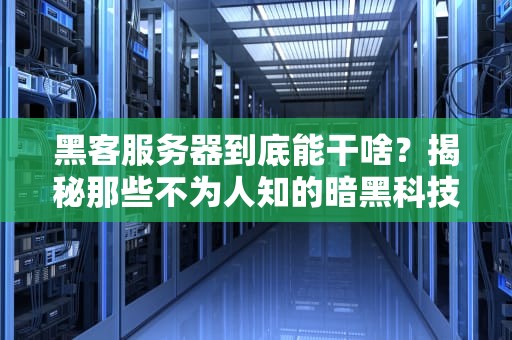 黑客服务器到底能干啥？揭秘那些不为人知的暗黑科技！